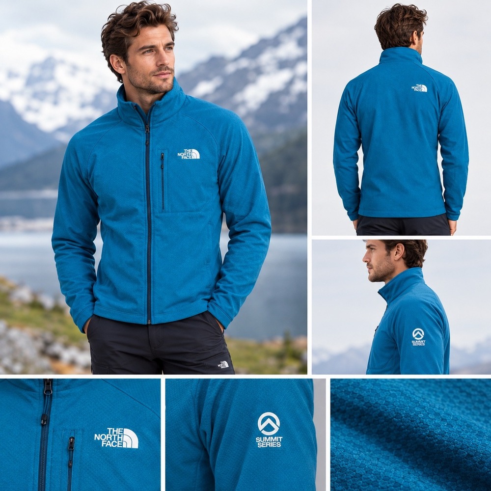 The North Face Summit Series FutureFleece Hybrid Jacket Mens Blue L